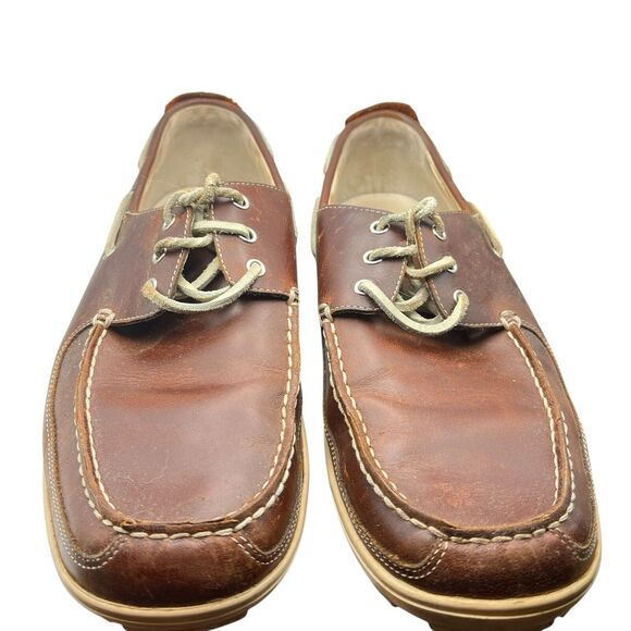 Cole Haan Boat Shoes Men size 12 Brown Lace Up Preppy Hampton Classic Nautial main image 10